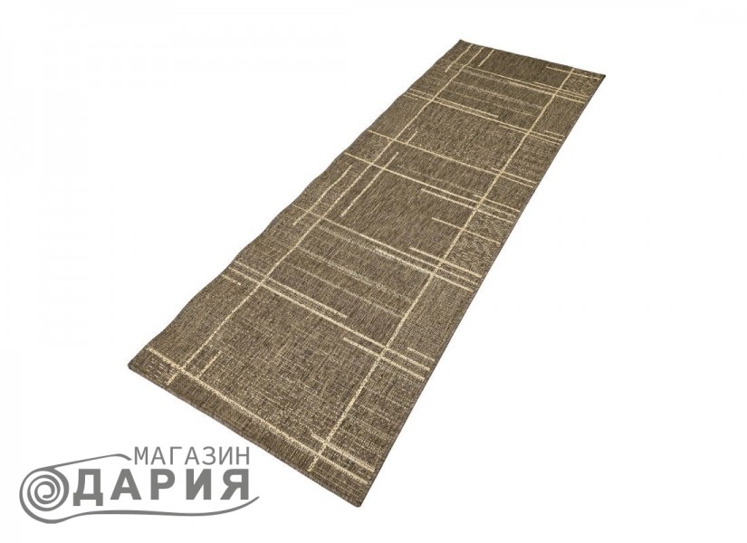 Тъкан килим Флорлукс 20516 coffee-natural p